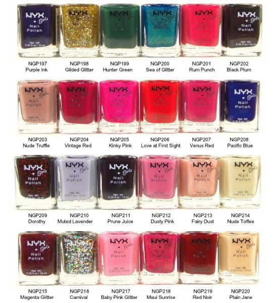 NYX Girls Nail Polish (especifique a cor)