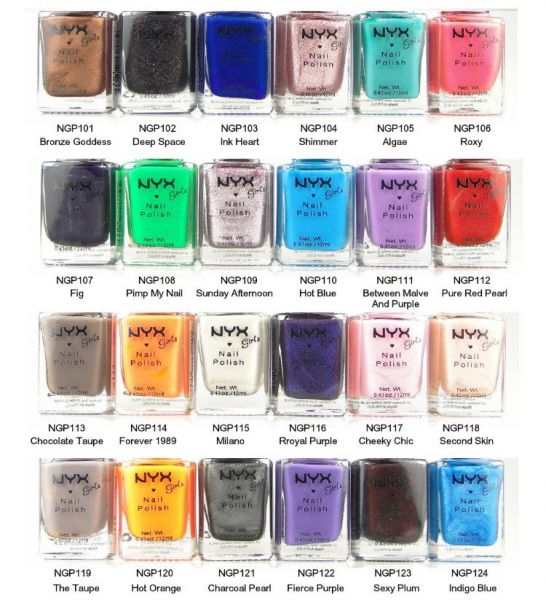 NYX Girls Nail Polish (especifique a cor)